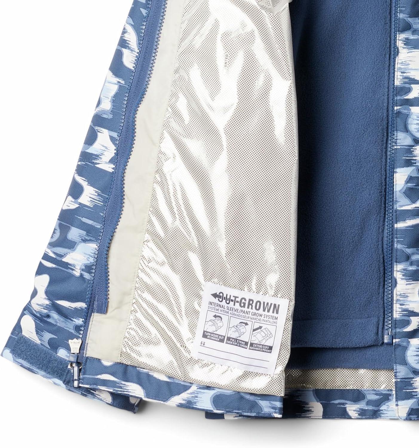 image:imageColumbia boys Bugaboo III Printed Fleece Interchange Little KidBig KidDark Mountain BarkblurDark Mountain