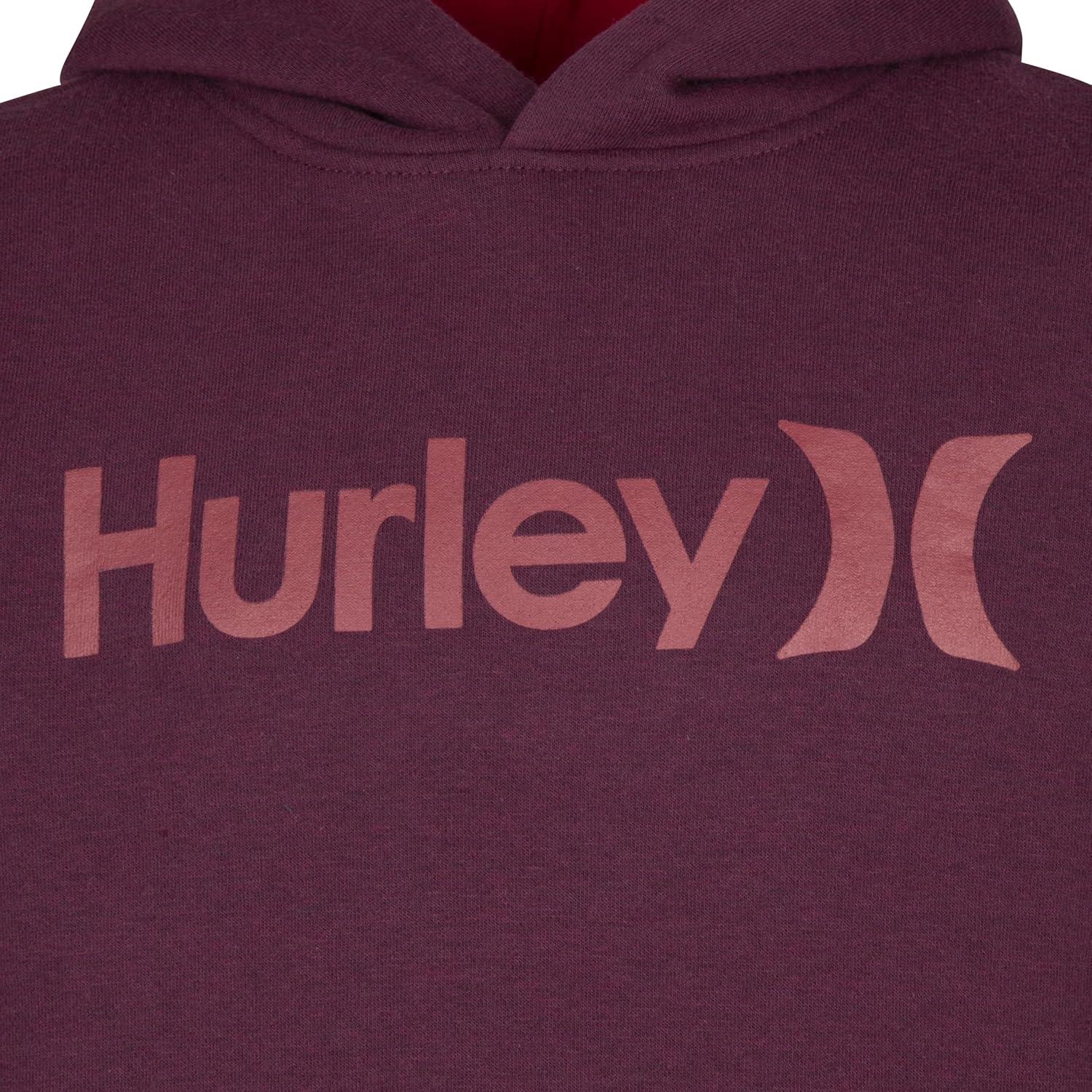 image:imageHurley boys Solar Pullover HoodieDark Beetroot Heather