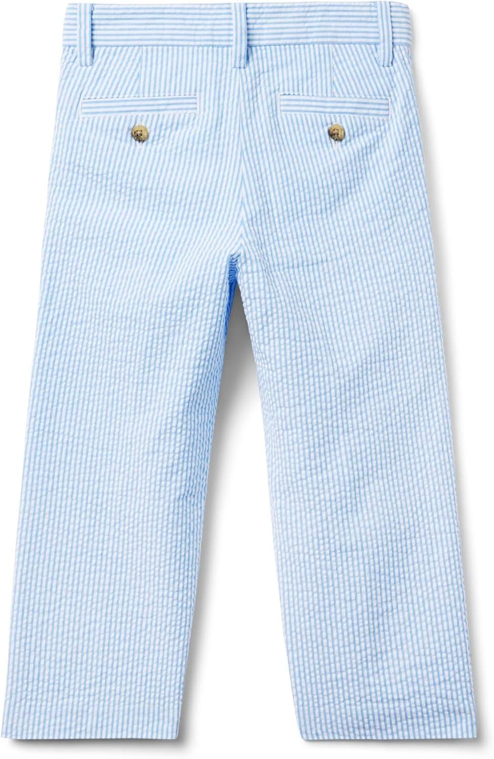 image:imageJanie and Jack Boys Seersucker Dress Pant ToddlerLittle Big KidsBlue