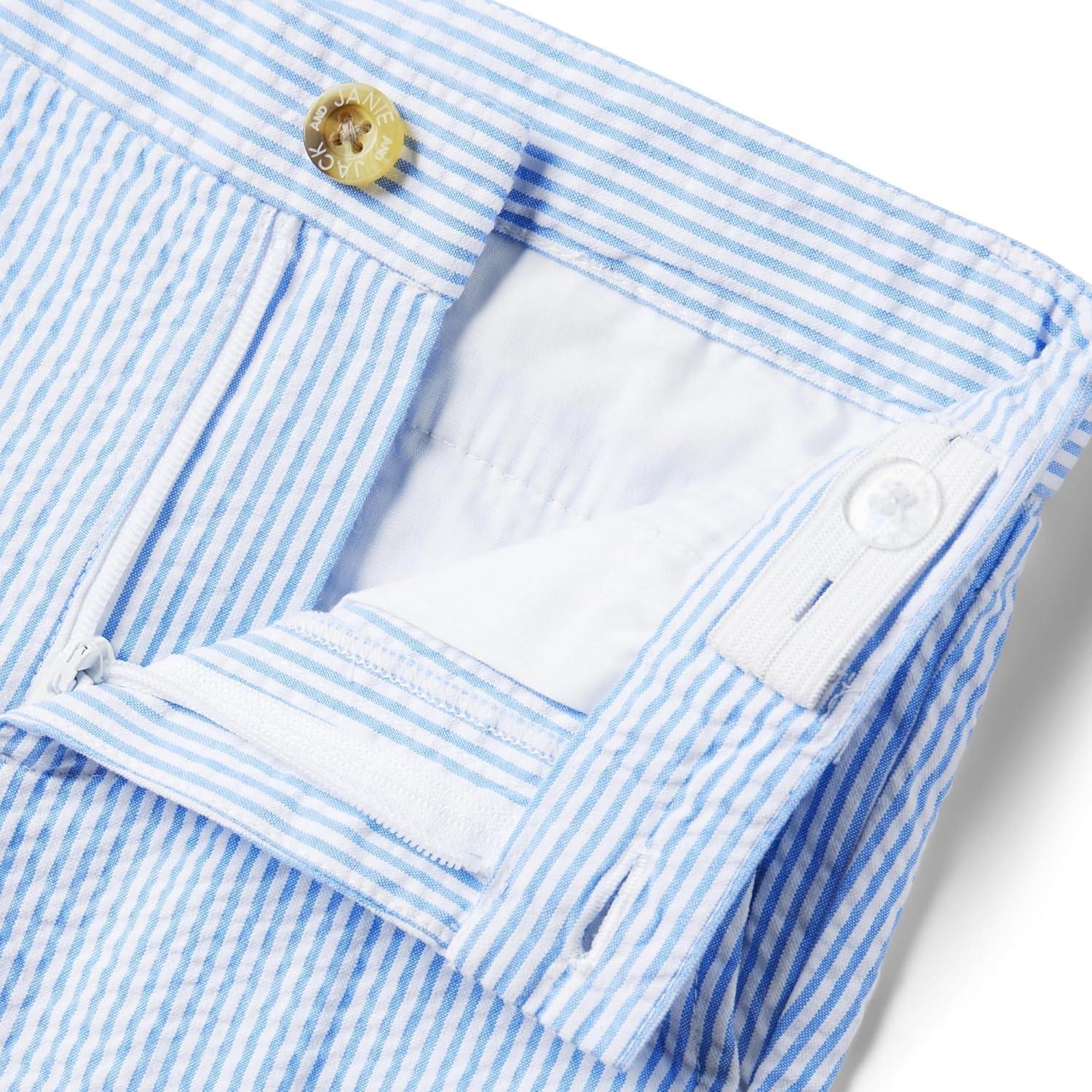 image:imageJanie and Jack Boys Seersucker Dress Pant ToddlerLittle Big KidsBlue