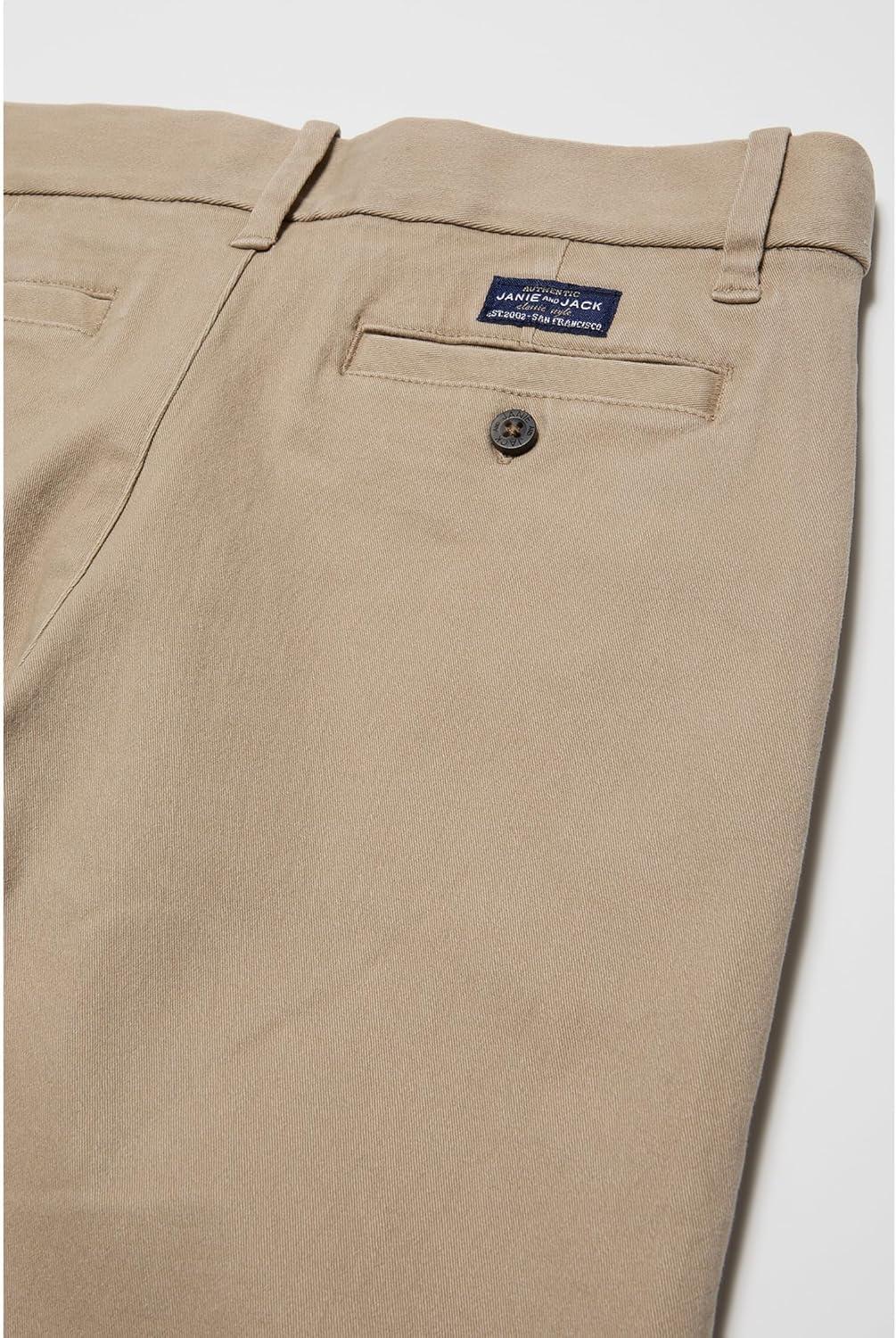 image:imageJanie and Jack Boys Stretch Twill Pants ToddlerLittle KidsBig KidsKhaki
