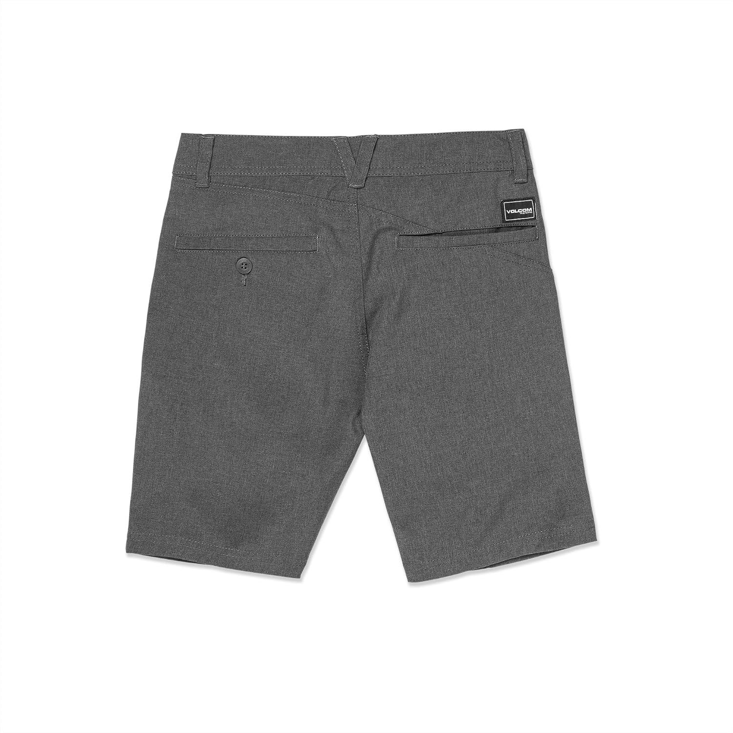 image:imageVolcom Boys Frickin Cross Shred Hybrid Stretch Chino Short Big Boys ampamp Little Boys SizesCharcoal Heather 1
