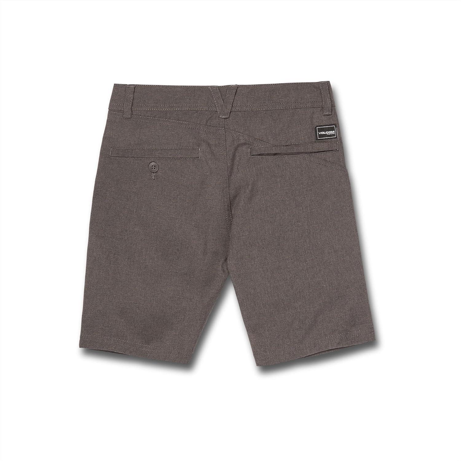 image:imageVolcom Boys Frickin Cross Shred Hybrid Stretch Chino Short Big Boys ampamp Little Boys SizesCharcoal Heather