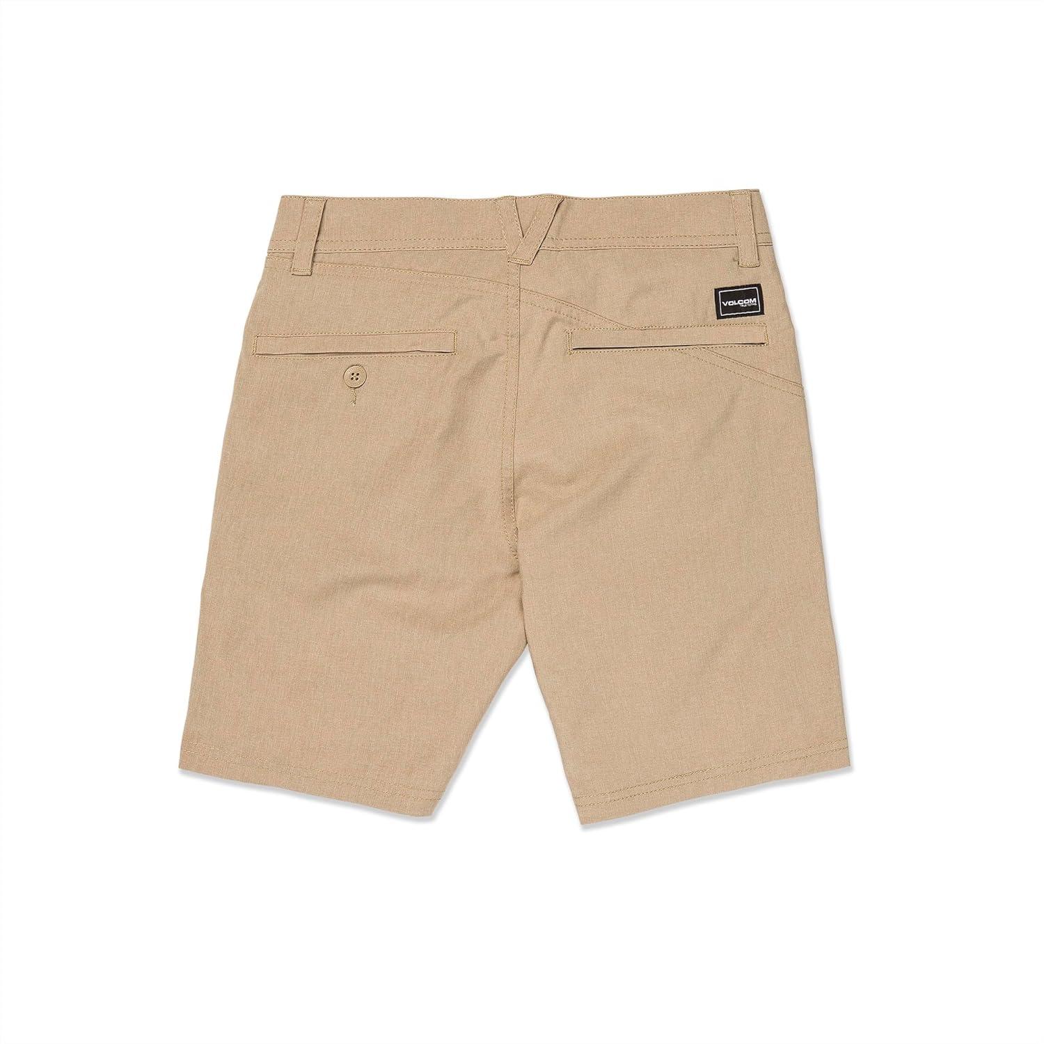 image:imageVolcom Boys Frickin Cross Shred Hybrid Stretch Chino Short Big Boys ampamp Little Boys SizesDark Khaki 1