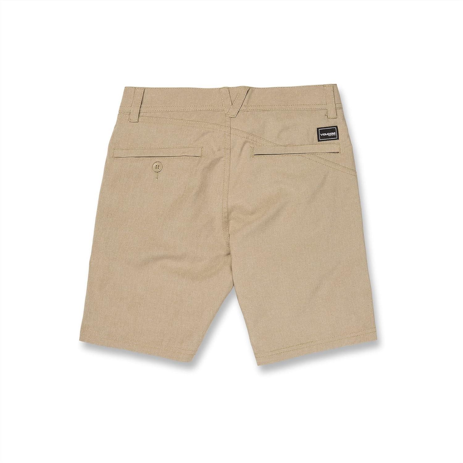 image:imageVolcom Boys Frickin Cross Shred Hybrid Stretch Chino Short Big Boys ampamp Little Boys SizesDark Khaki