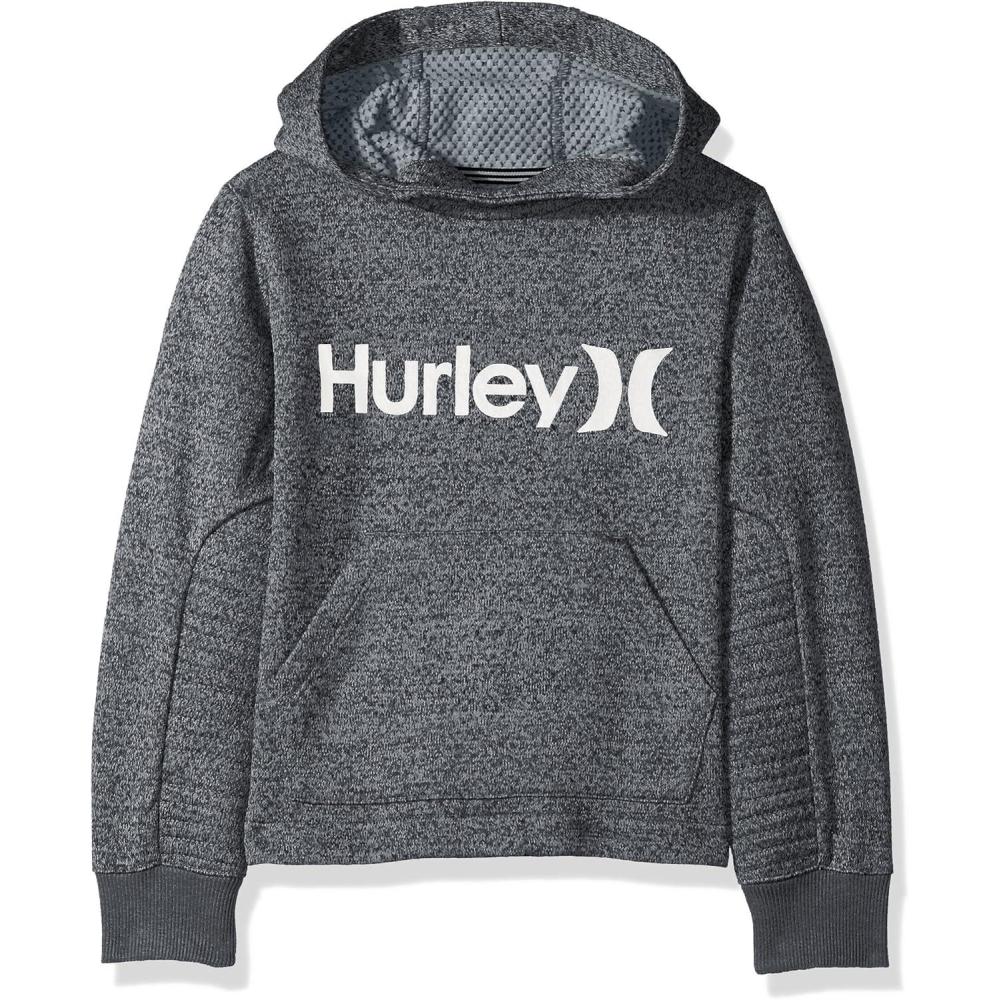 image:imageHurley boys Solar Pullover HoodieBlack Heather