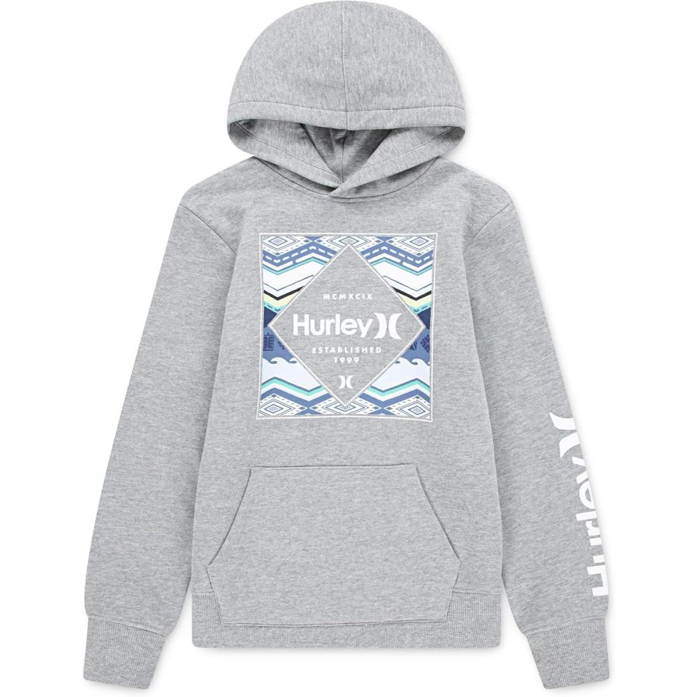 image:imageHurley boys Solar Pullover HoodieCarbon Heather