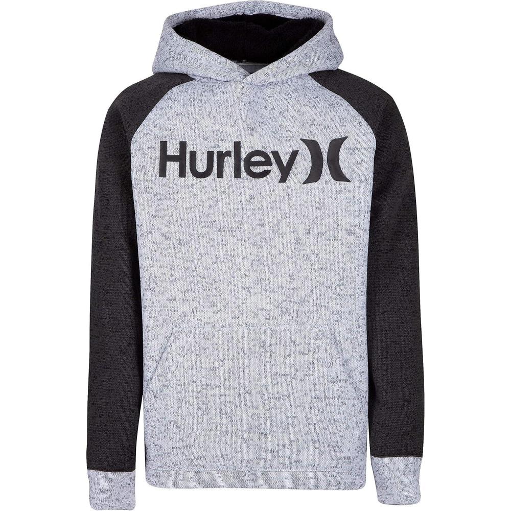 image:imageHurley boys Solar Pullover HoodieWhiteBlack