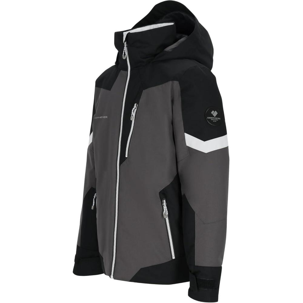 image:imageObermeyer Boys Fleet Jacket Little KidsBig KidsBasalt