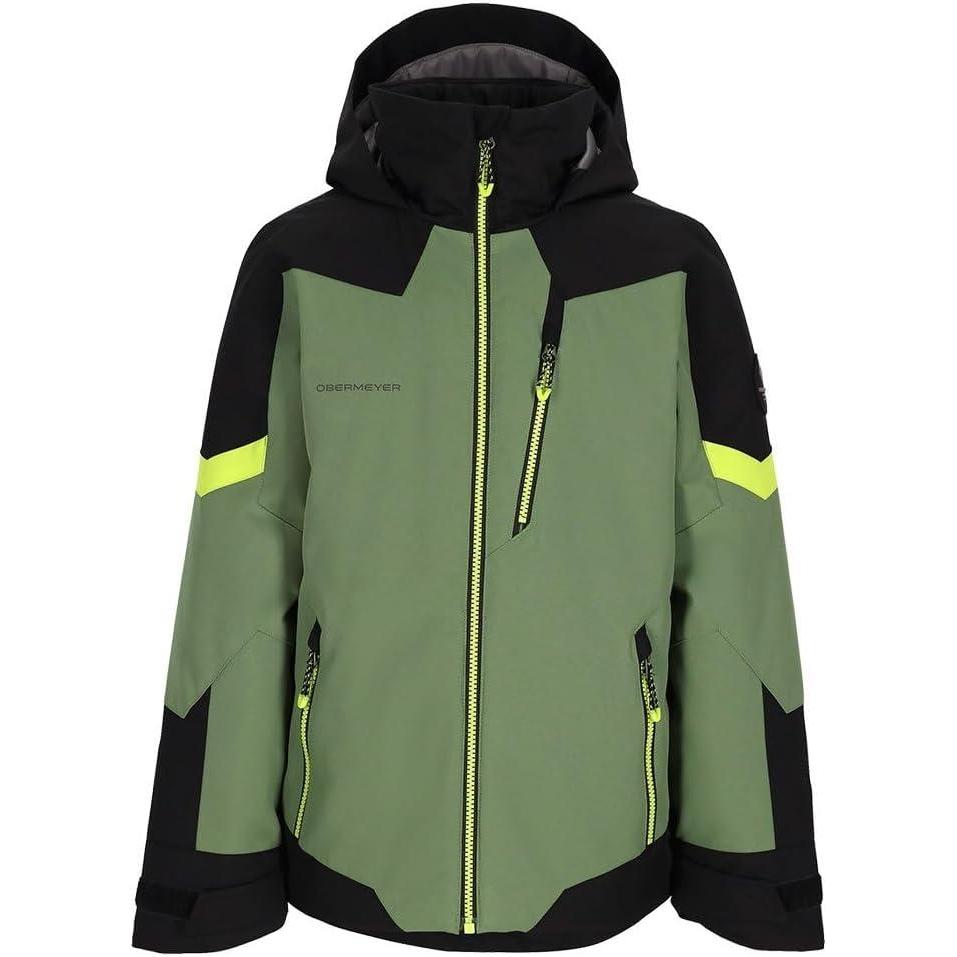 image:imageObermeyer Boys Fleet Jacket Little KidsBig KidsSki Thyme