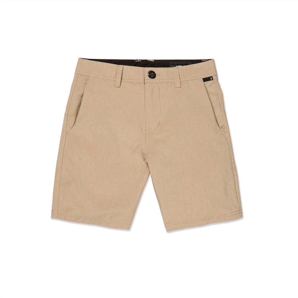 image:imageVolcom Boys Frickin Cross Shred Hybrid Stretch Chino Short Big Boys ampamp Little Boys SizesDark Khaki 1