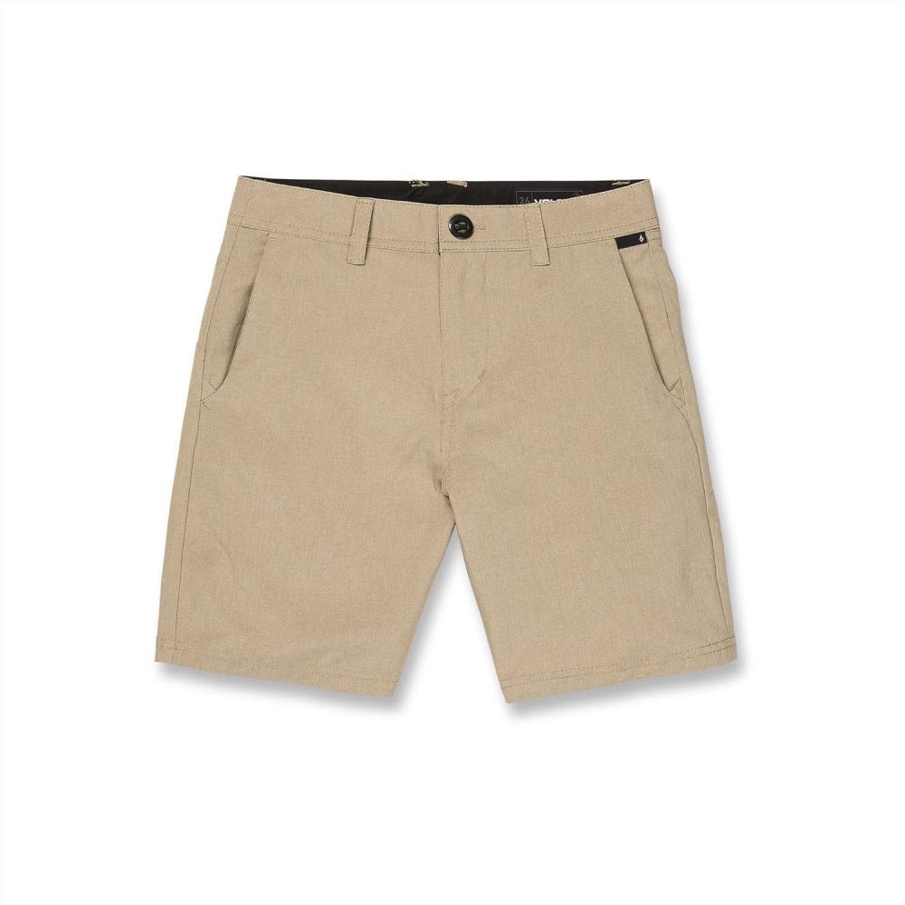 image:imageVolcom Boys Frickin Cross Shred Hybrid Stretch Chino Short Big Boys ampamp Little Boys SizesDark Khaki