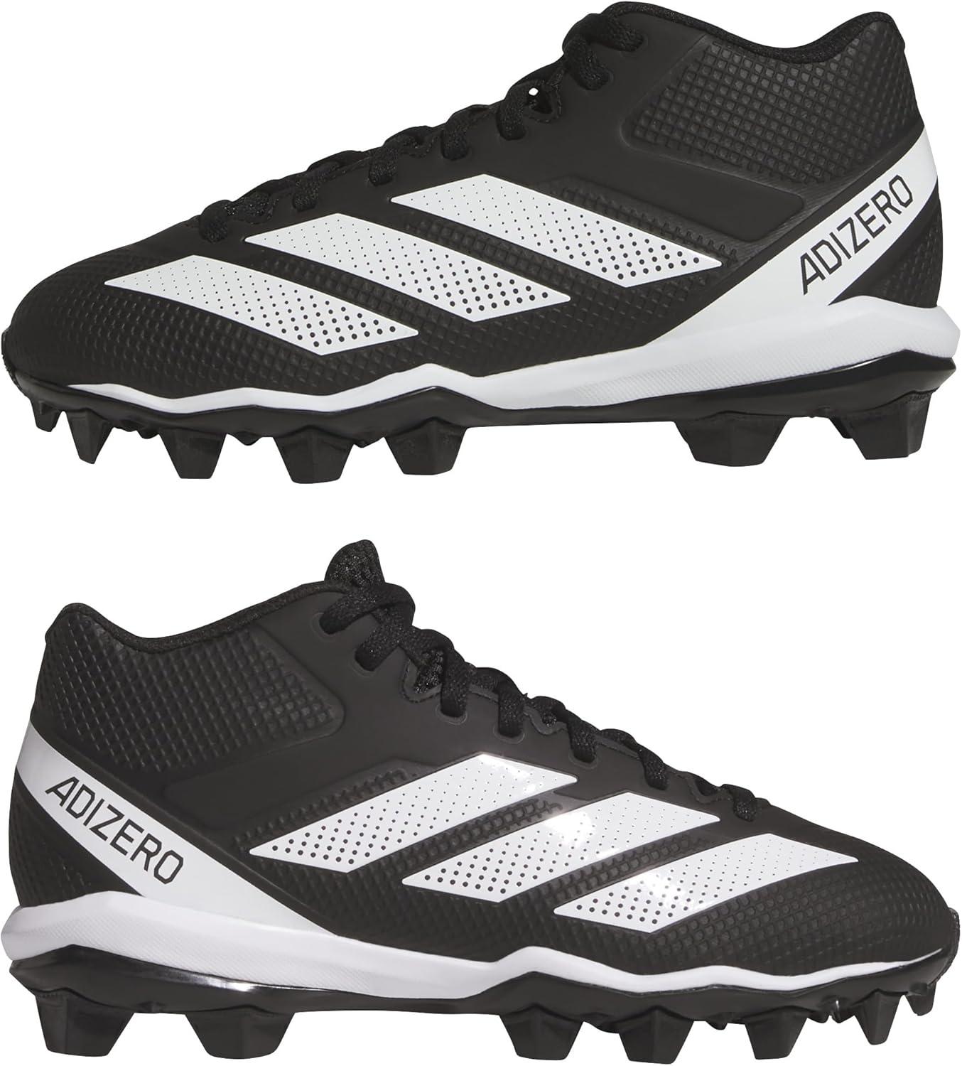 image:imageAdidas UnisexChild Adizero Impact2 Molded American FootballBlackWhiteBlack