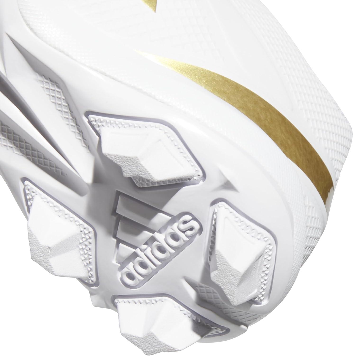 image:imageAdidas UnisexChild Adizero Impact2 Molded American FootballWhiteGold MetallicWhite