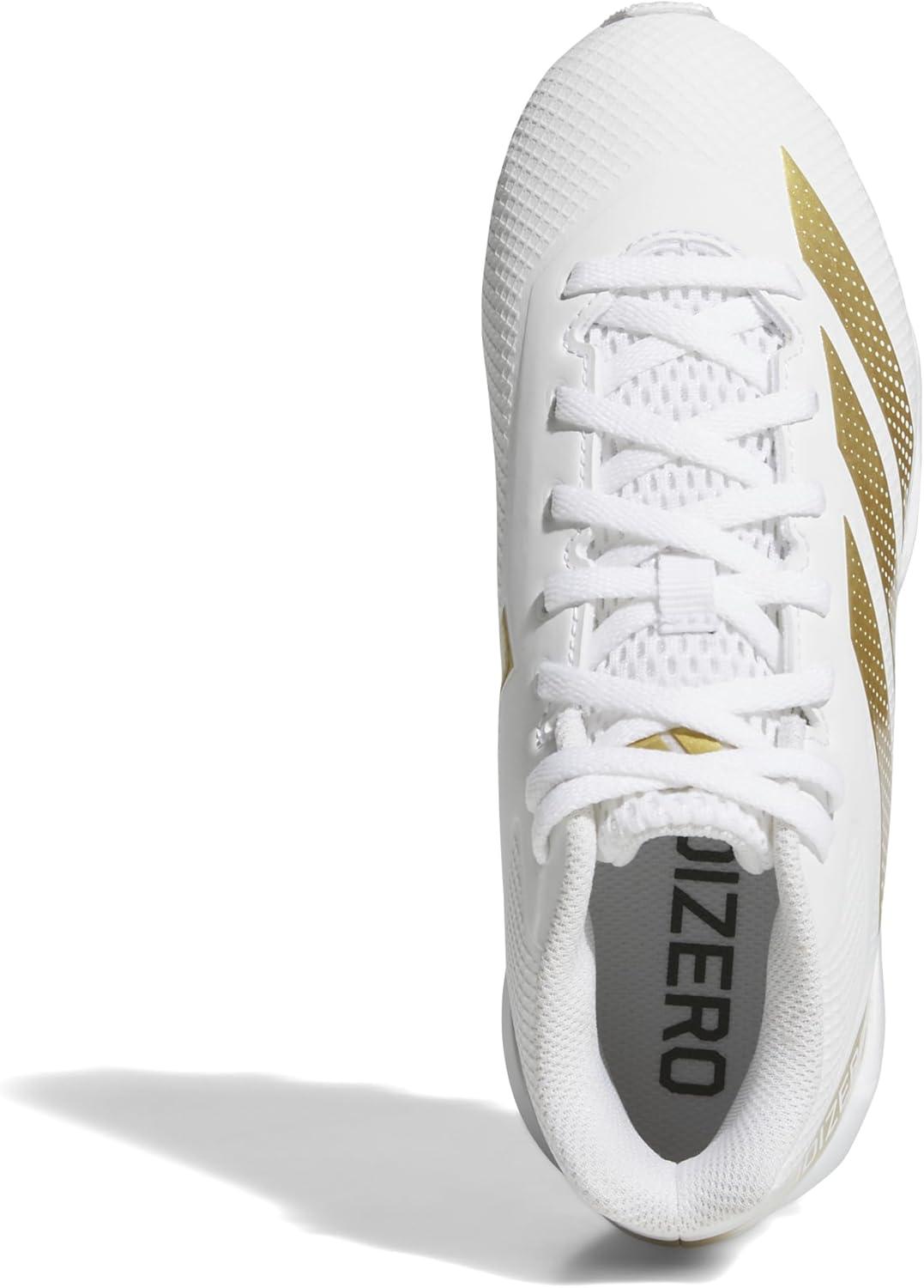 image:imageAdidas UnisexChild Adizero Impact2 Molded American FootballWhiteGold MetallicWhite