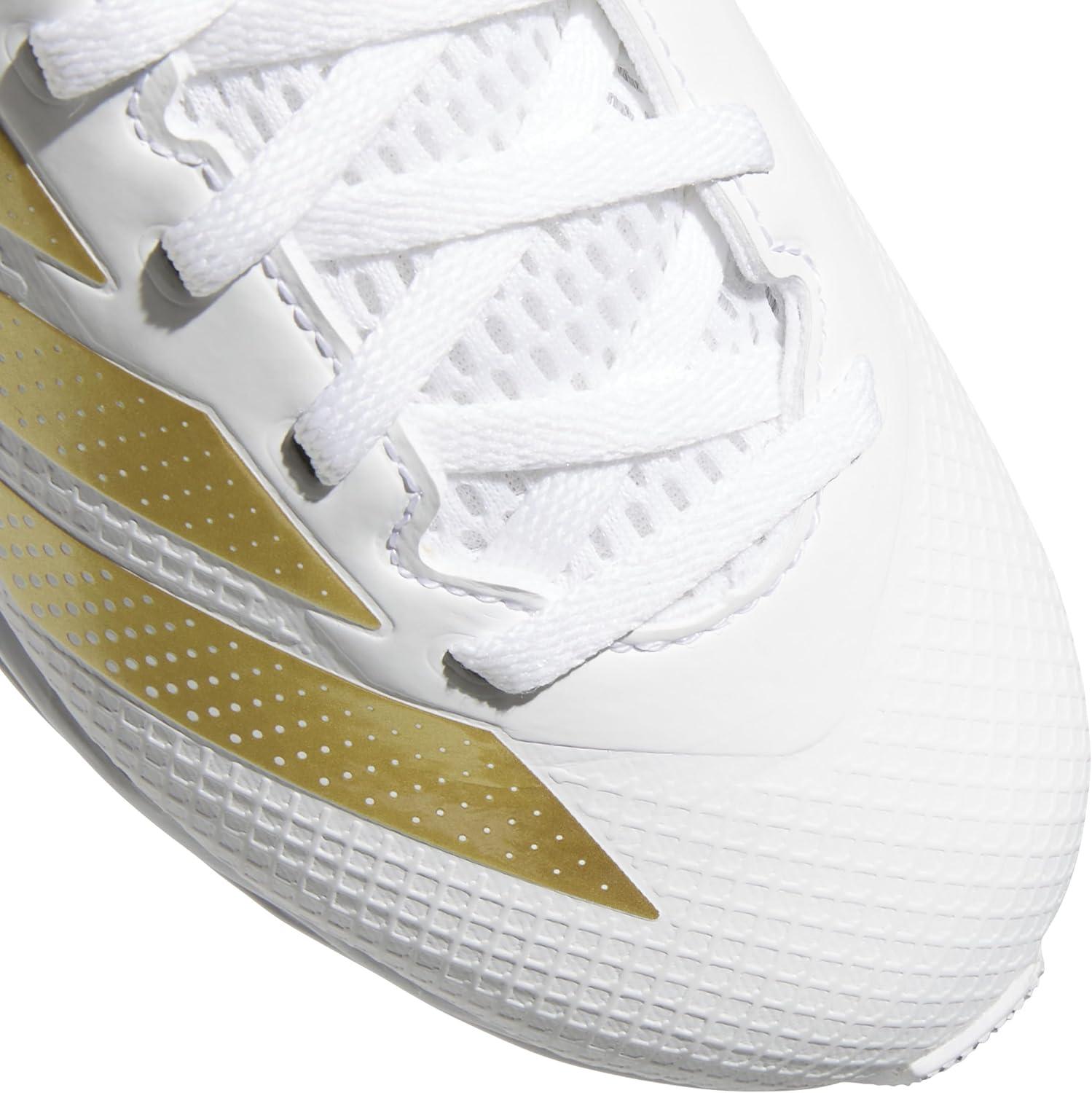image:imageAdidas UnisexChild Adizero Impact2 Molded American FootballWhiteGold MetallicWhite