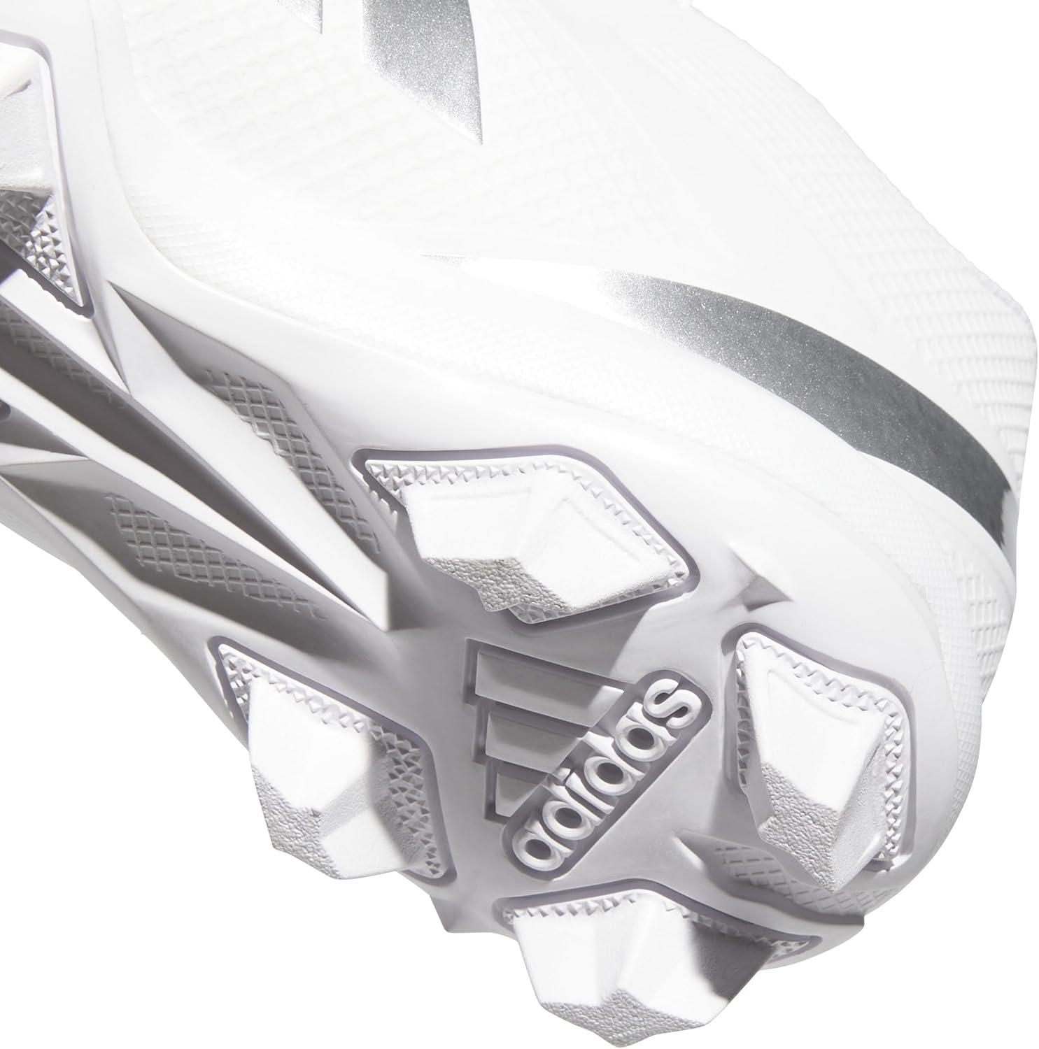 image:imageAdidas UnisexChild Adizero Impact2 Molded American FootballWhiteSilver MetallicWhite