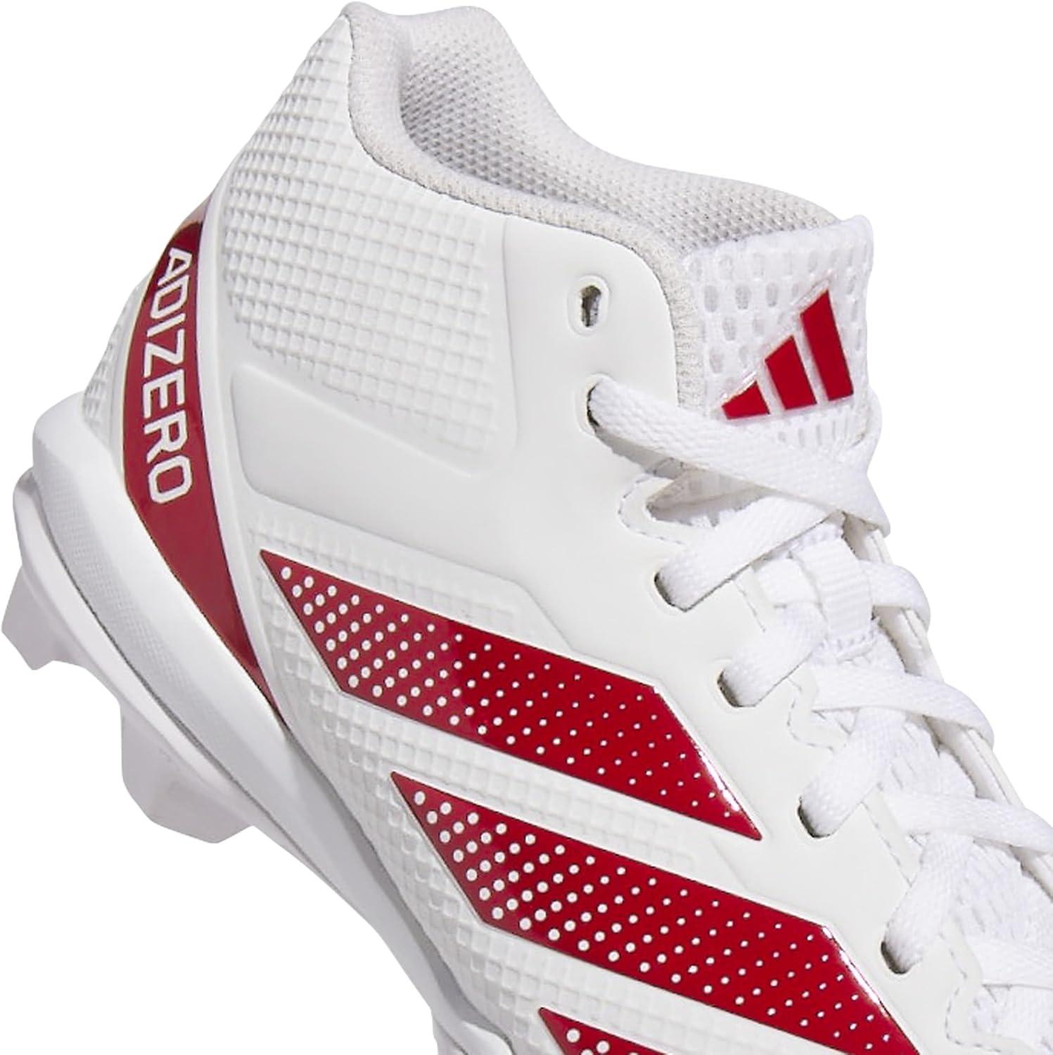 image:imageAdidas UnisexChild Adizero Impact2 Molded American FootballWhiteTeam Power Red