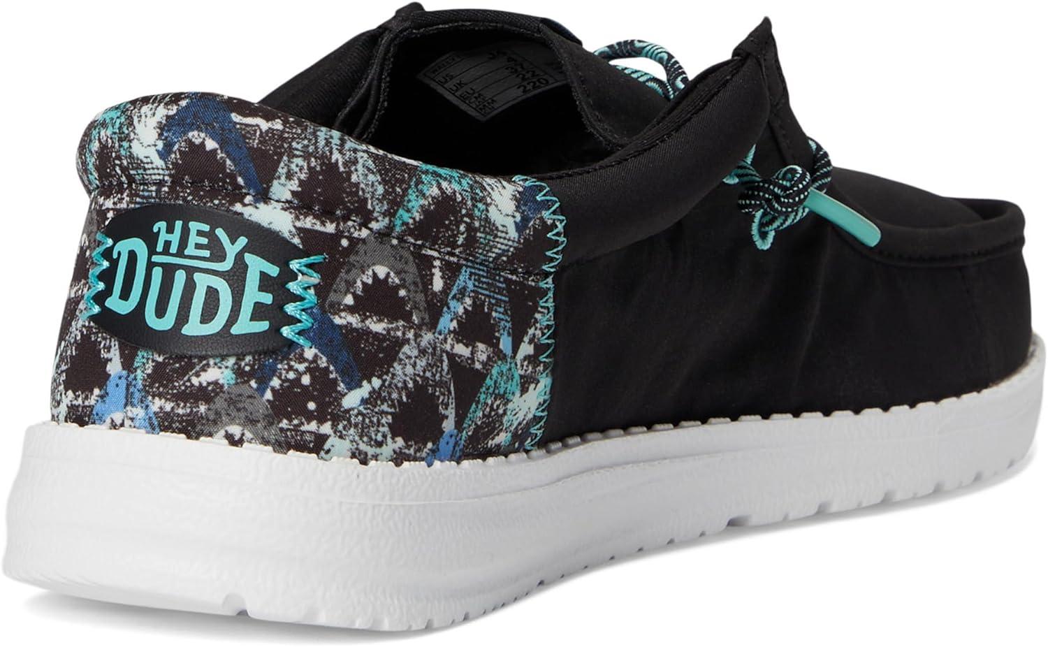 image:imageHey Dude Kids Wally Funk Sharks Little KidBig KidBlackMulti