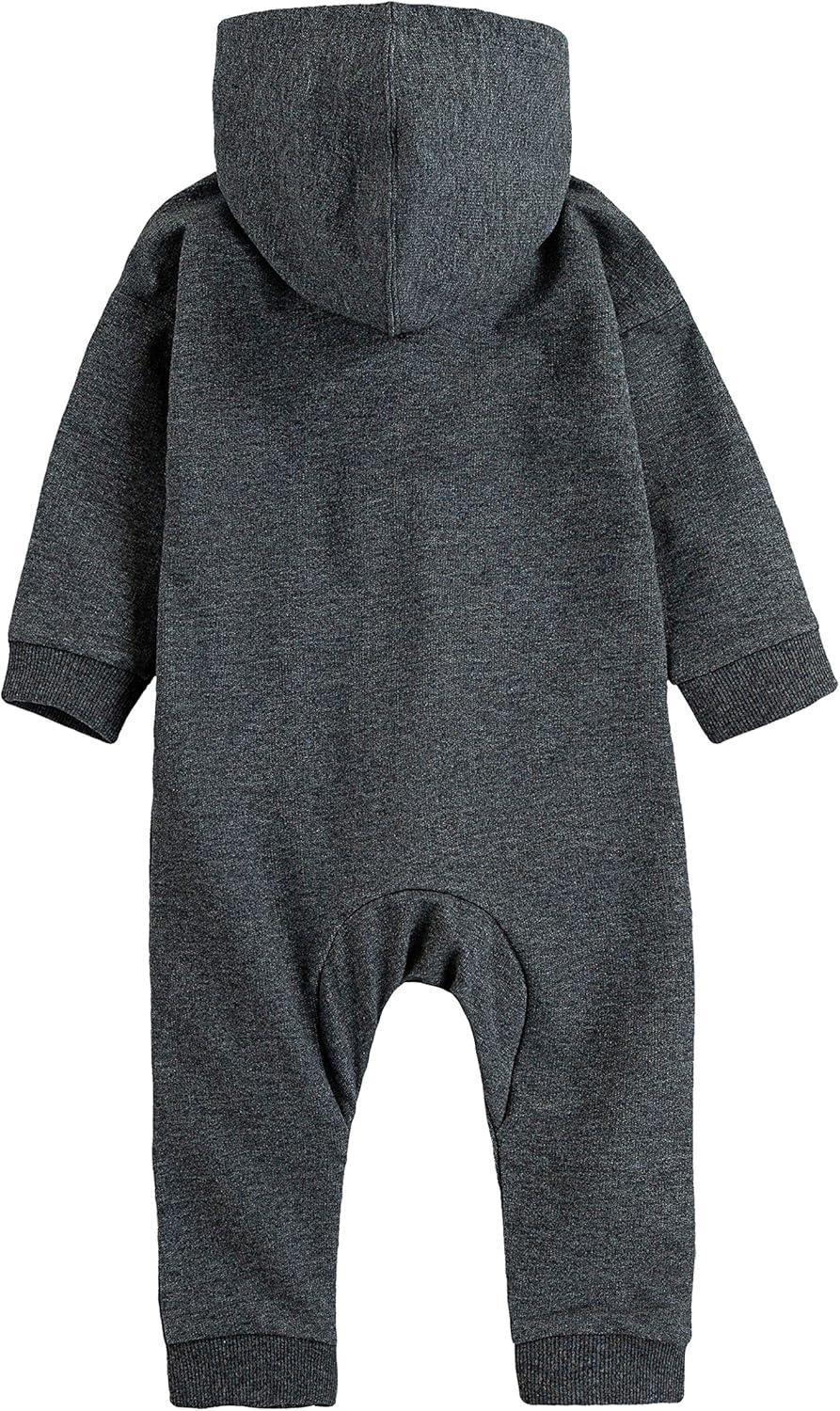 image:imageLevis unisexbaby Baby Long Sleeve Hooded CoverallCharcoal Heather