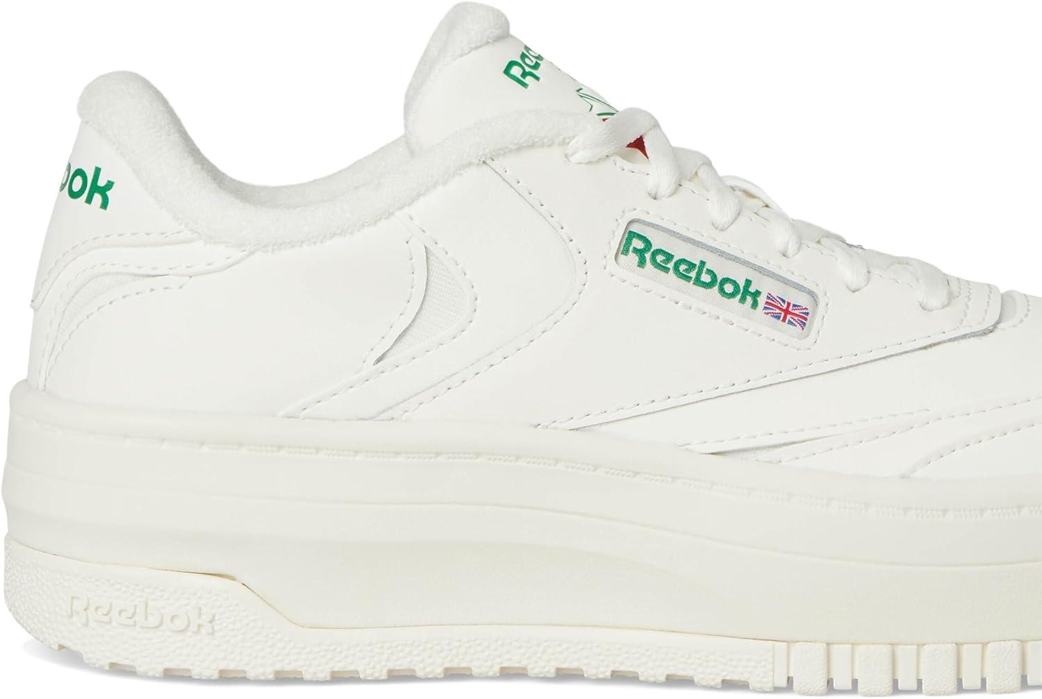 image:imageReebok Womens Club C Extra Big Kid ChalkChalkGlen Green 55 Medium