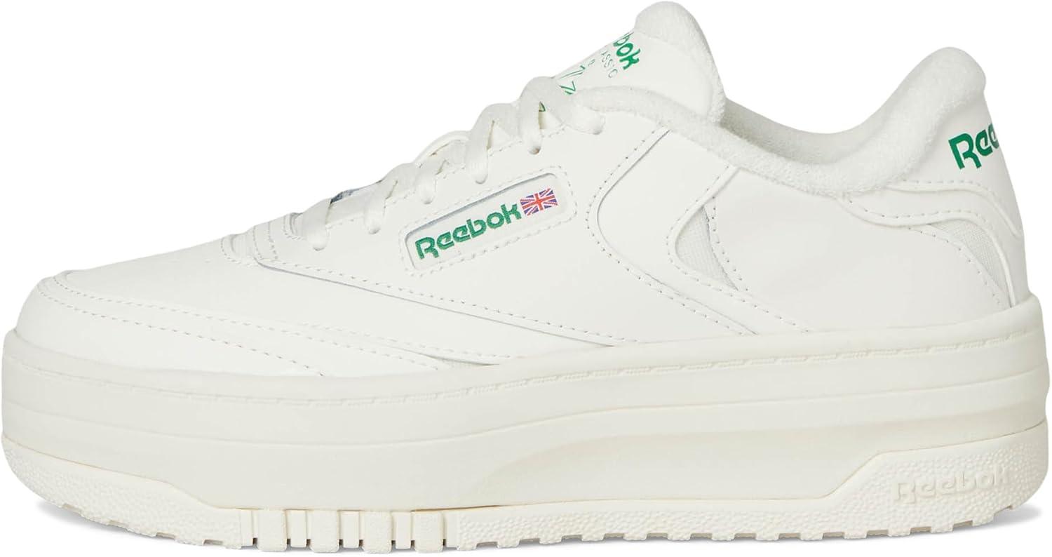 image:imageReebok Womens Club C Extra Big Kid ChalkChalkGlen Green 55 Medium