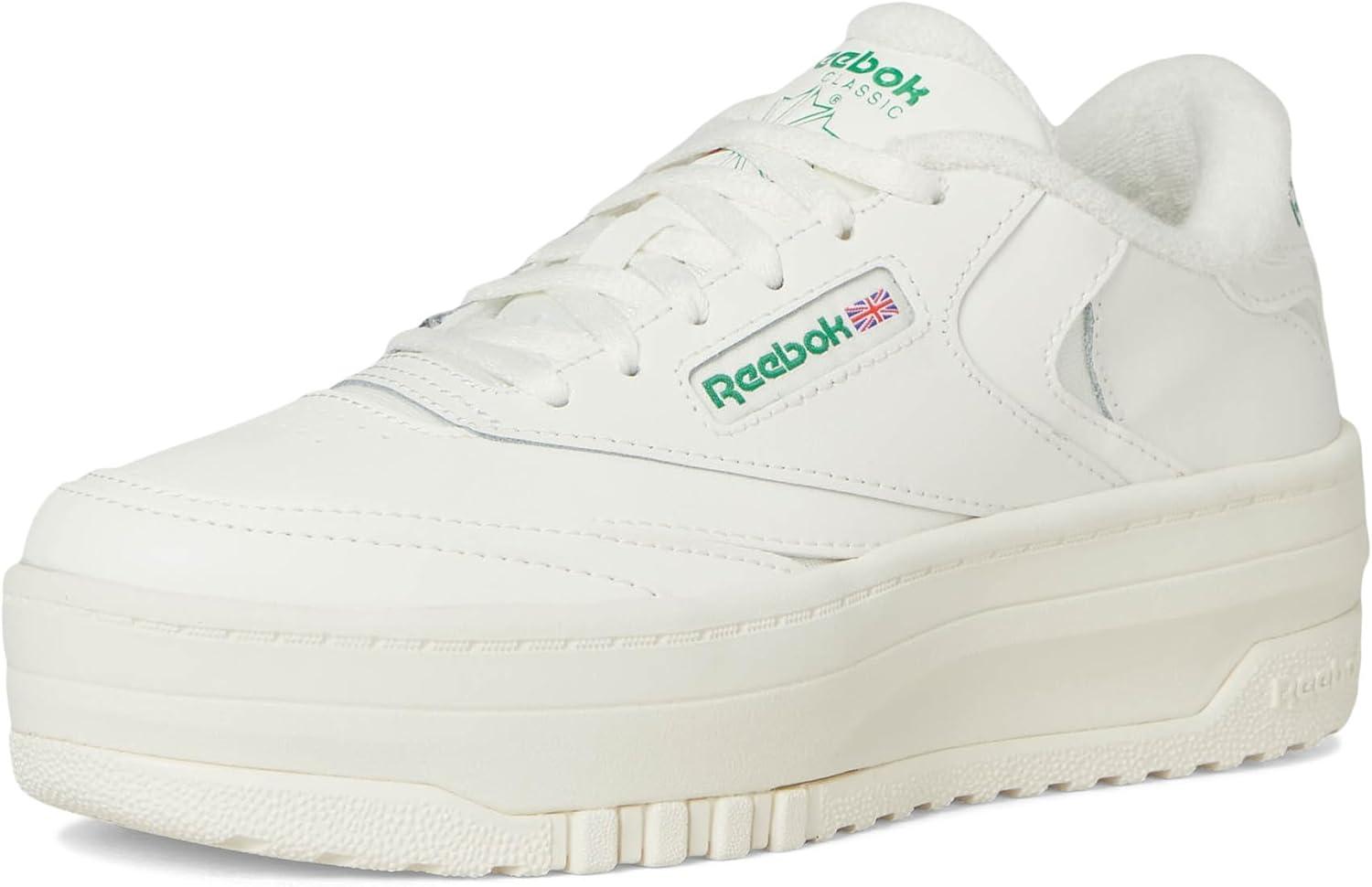 image:imageReebok Womens Club C Extra Big Kid ChalkChalkGlen Green 55 Medium