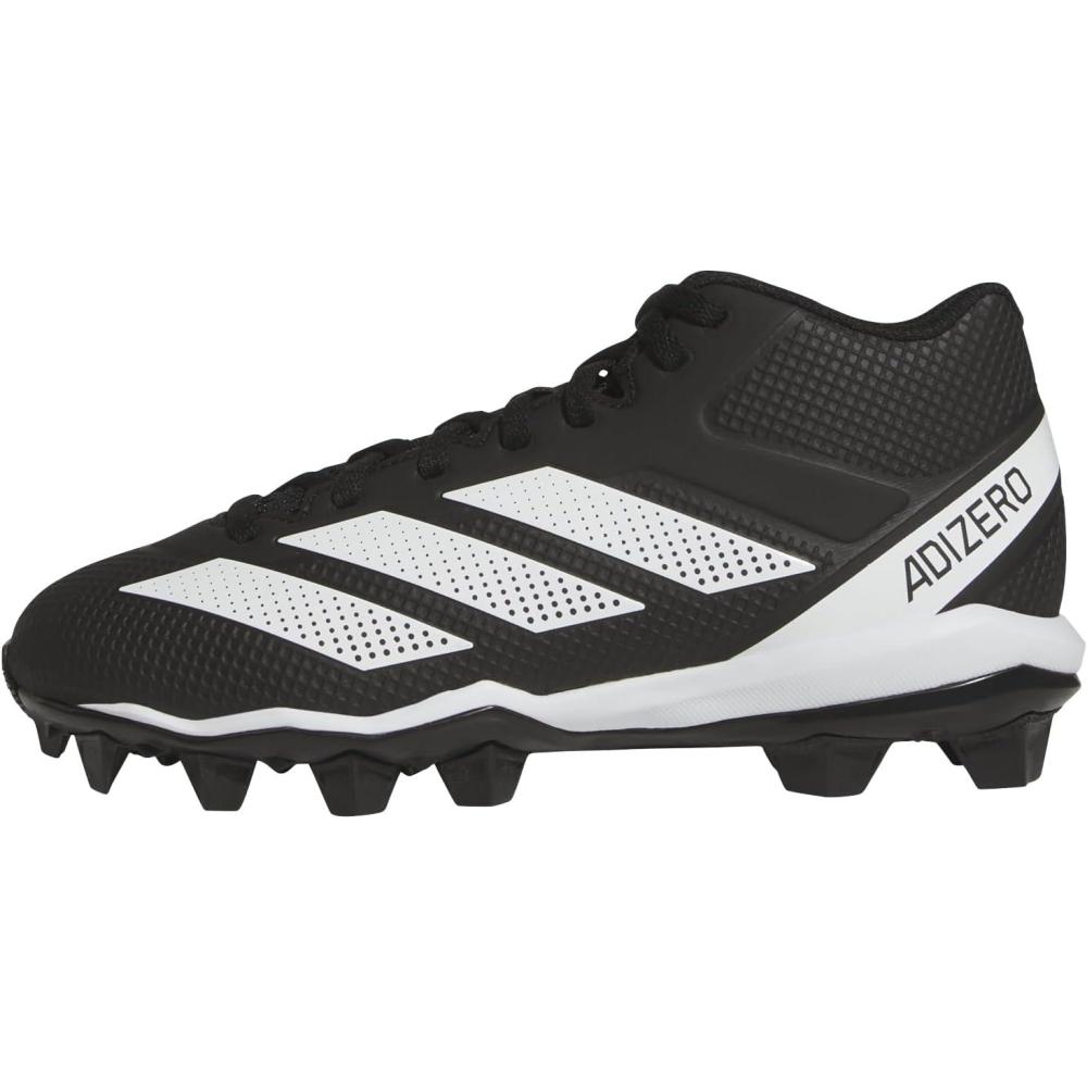 image:imageAdidas UnisexChild Adizero Impact2 Molded American FootballBlackWhiteBlack