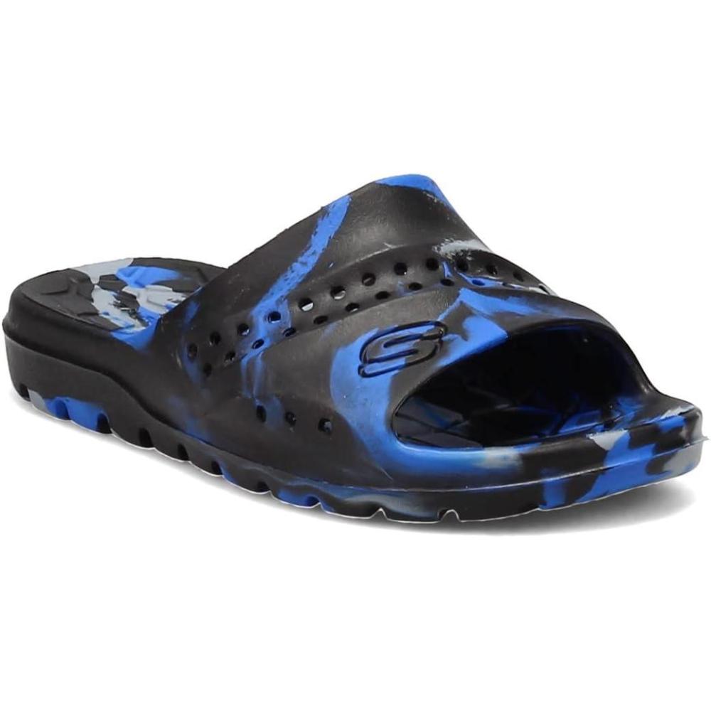 image:imageSkechers boys Foamies Hogan Aqua Spurt Slide SandalBkry