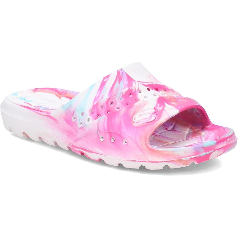 image:imageSkechers boys Foamies Hogan Aqua Spurt Slide SandalLavendermulti