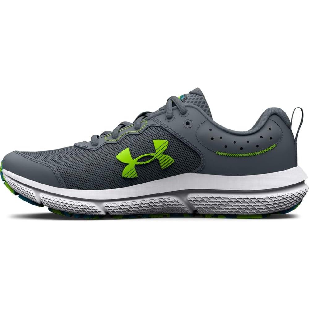 image:imageUnder Armour Boys Grade School Assert 10 Athletic Shoes101 GravelGlacier BlueLime Surge