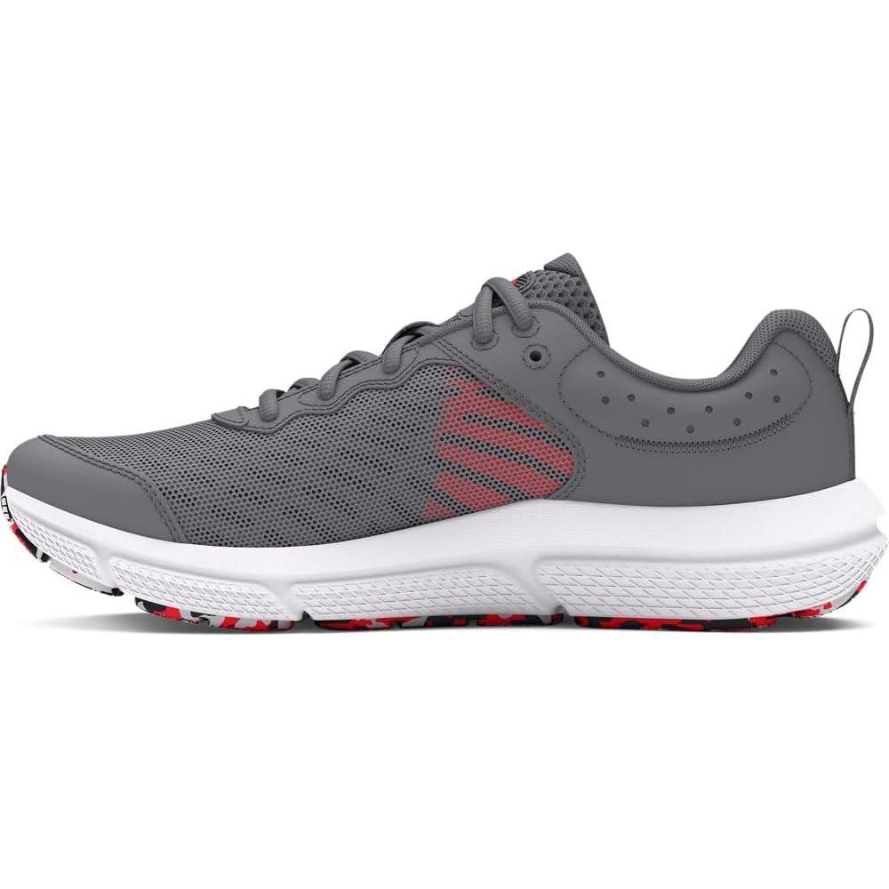 image:imageUnder Armour Boys Grade School Assert 10 Athletic Shoes108 Titan GrayBlackRacer Red