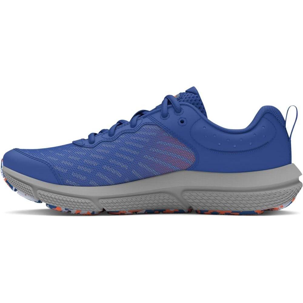 image:imageUnder Armour Boys Grade School Assert 10 Athletic Shoes400 Tech BlueMod GrayOrange Blast