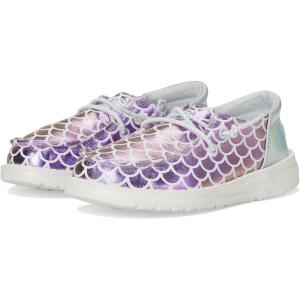 Hey Dude Girls Wendy Iridescent Leo (Little Kid/Big Kid)(Blue Metallic)