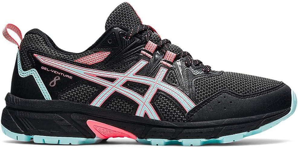 image:imageAsics Womens GelVenture 8 Running ShoesBlackClear Blue