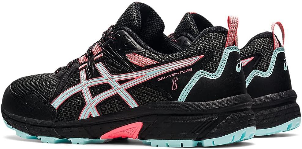 image:imageAsics Womens GelVenture 8 Running ShoesBlackClear Blue