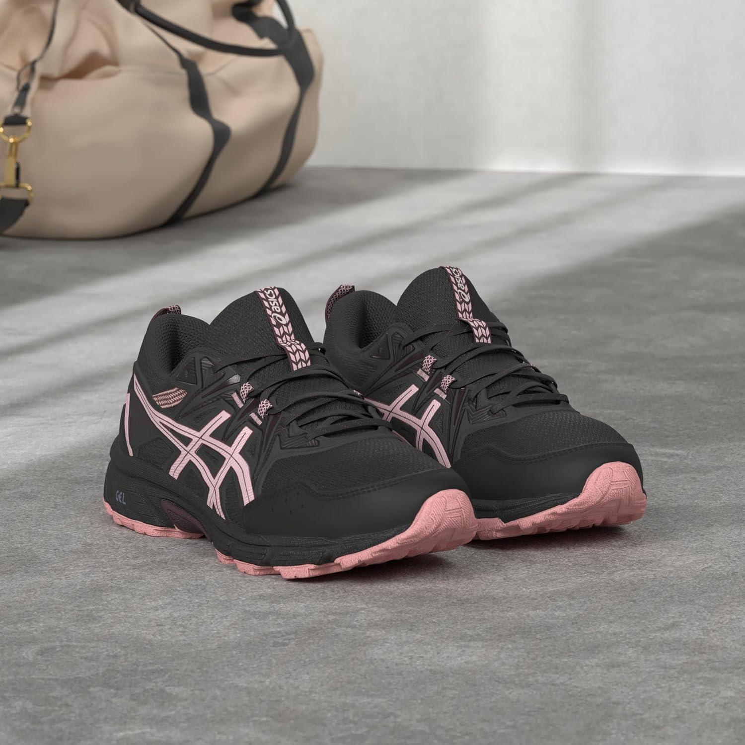 image:imageAsics Womens GelVenture 8 Running ShoesBlackFrosted Rose