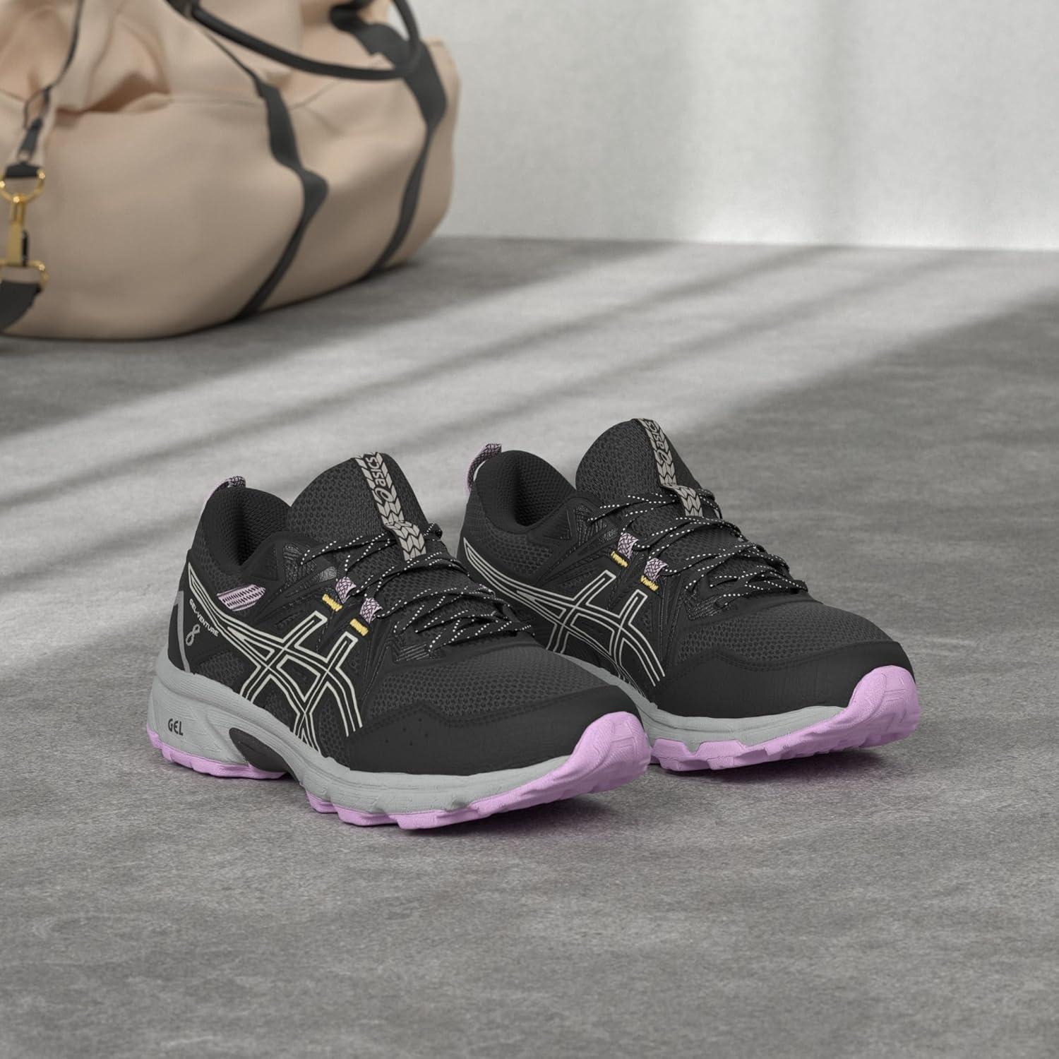 image:imageAsics Womens GelVenture 8 Running ShoesBlackIvory