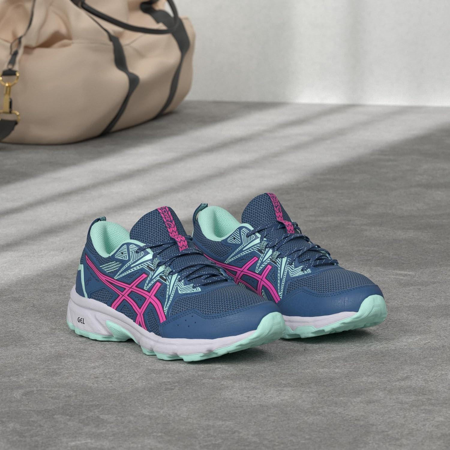 image:imageAsics Womens GelVenture 8 Running ShoesMako BluePink Glo