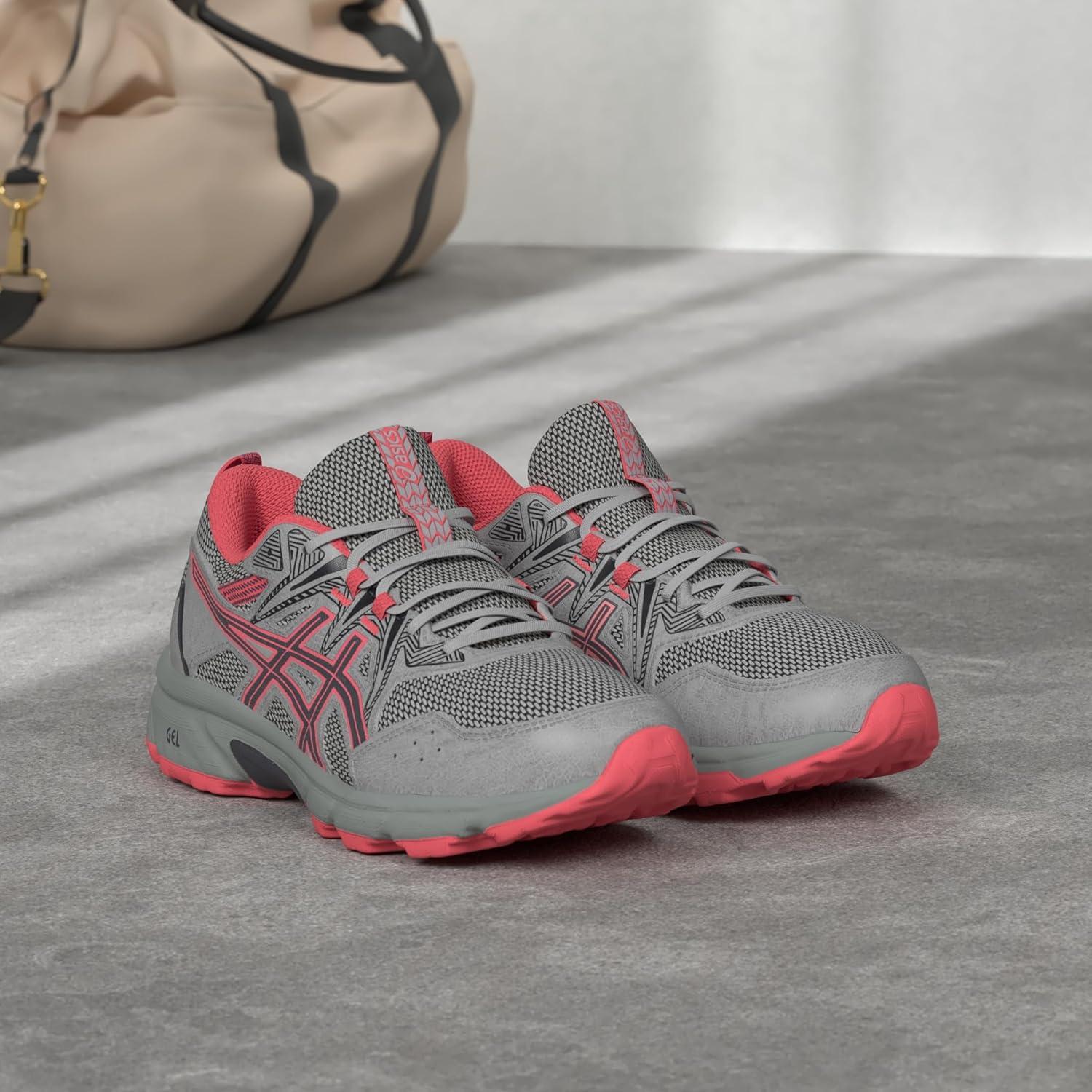image:imageAsics Womens GelVenture 8 Running ShoesPiedmont GreyBlazing Coral