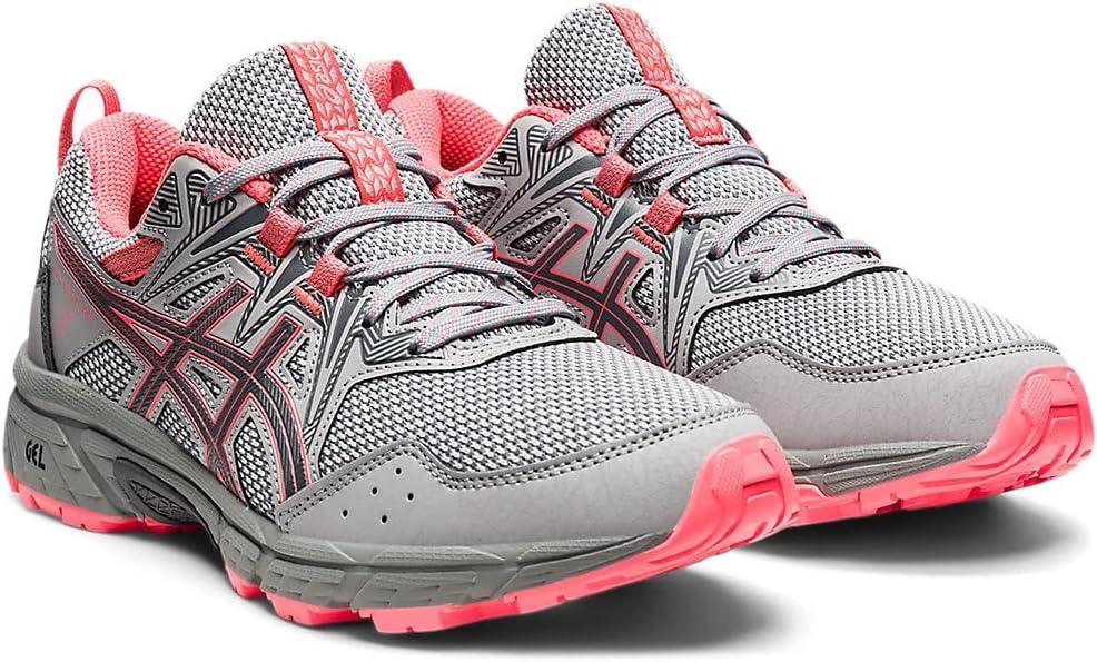 image:imageAsics Womens GelVenture 8 Running ShoesPiedmont GreyBlazing Coral
