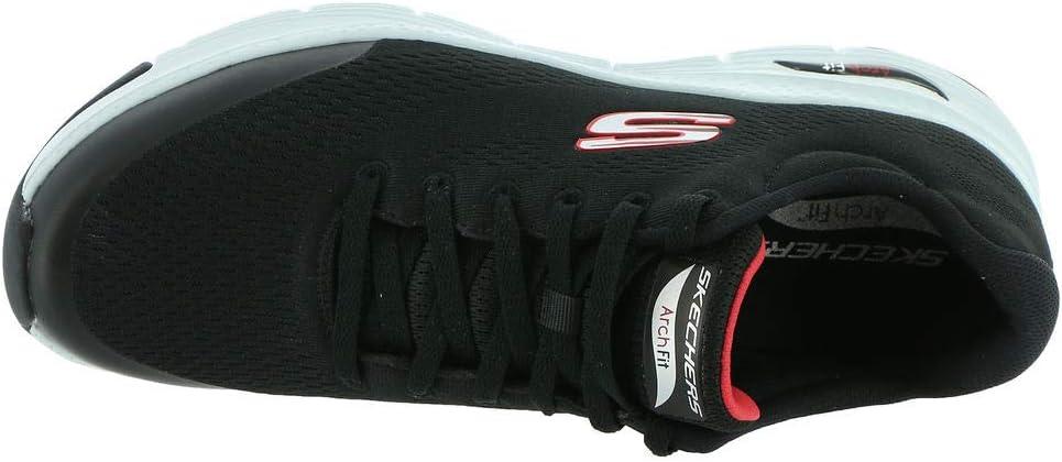 image:imageSkechers Mens Arch Fit OxfordBlackRed
