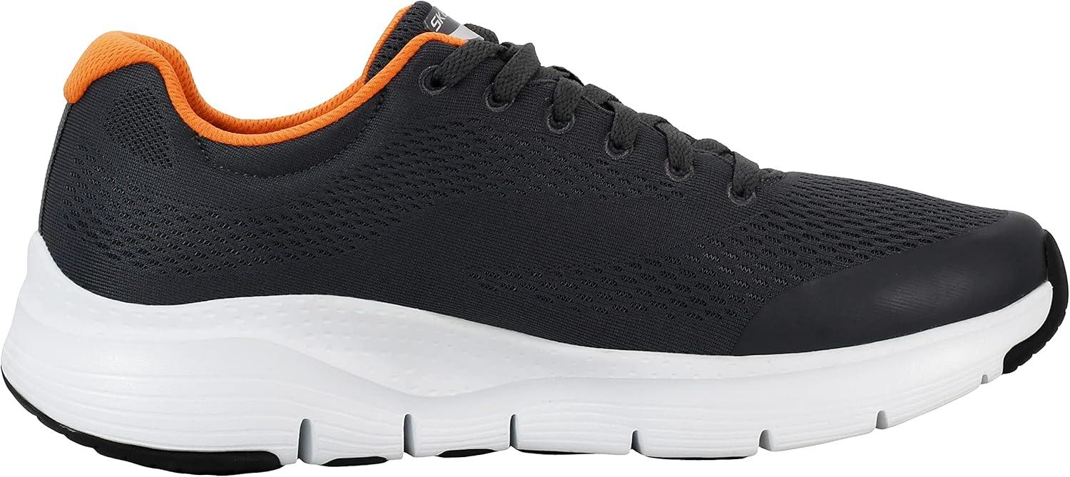 image:imageSkechers Mens Arch Fit OxfordCharcoalOrange