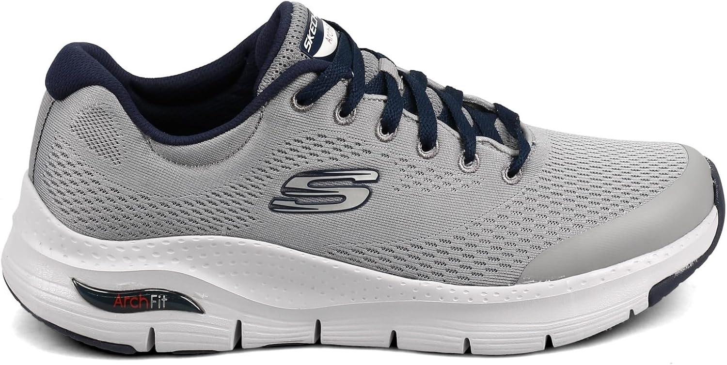 image:imageSkechers Mens Arch Fit OxfordGrayNavy
