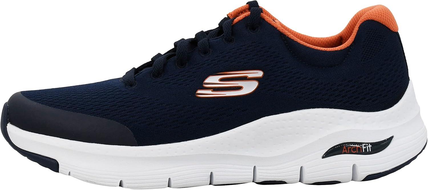 image:imageSkechers Mens Arch Fit OxfordNavyOrange