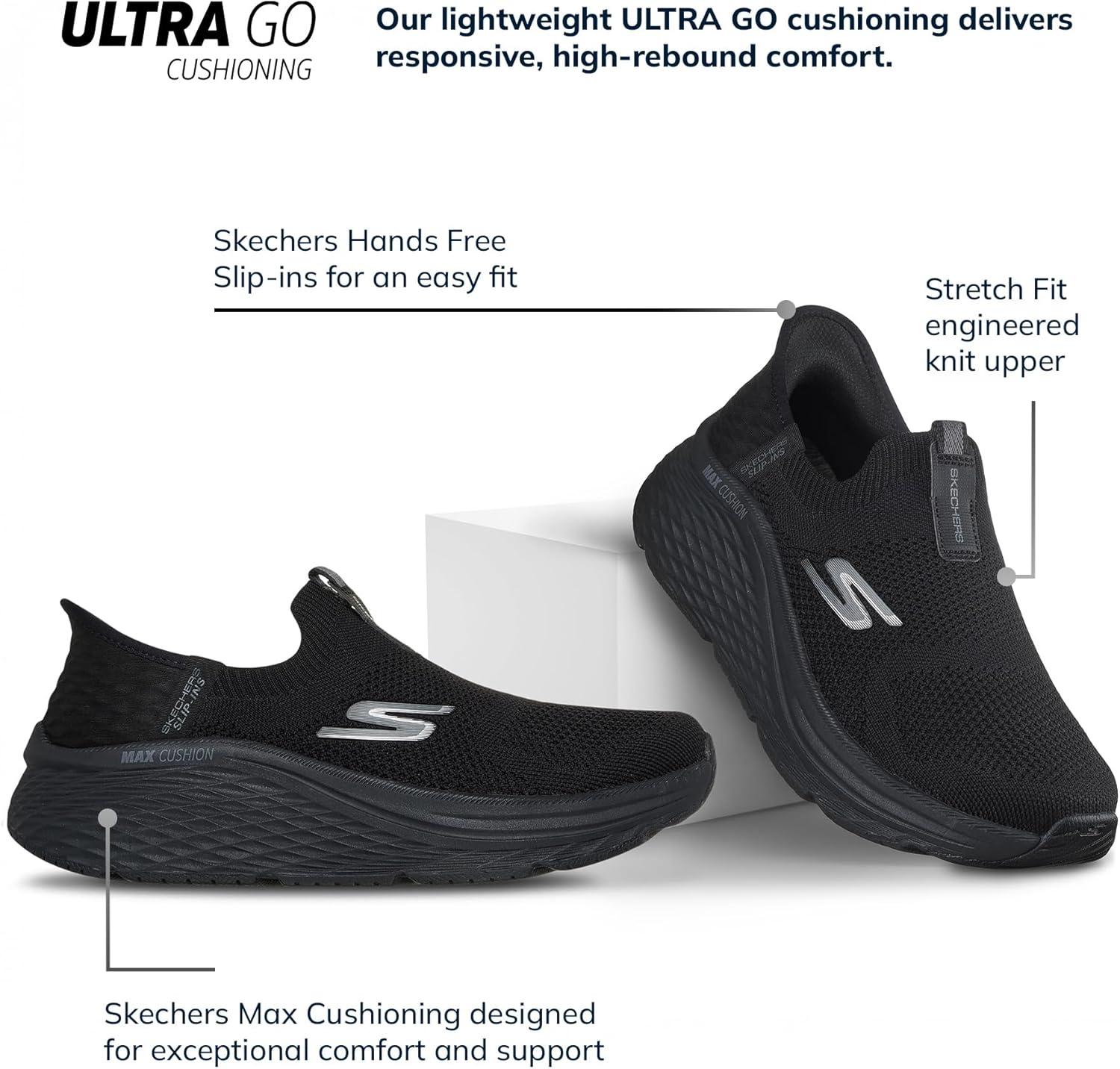 image:imageSkechers Womens Max Cushioning Elite 20 Eternal TrainersBlack