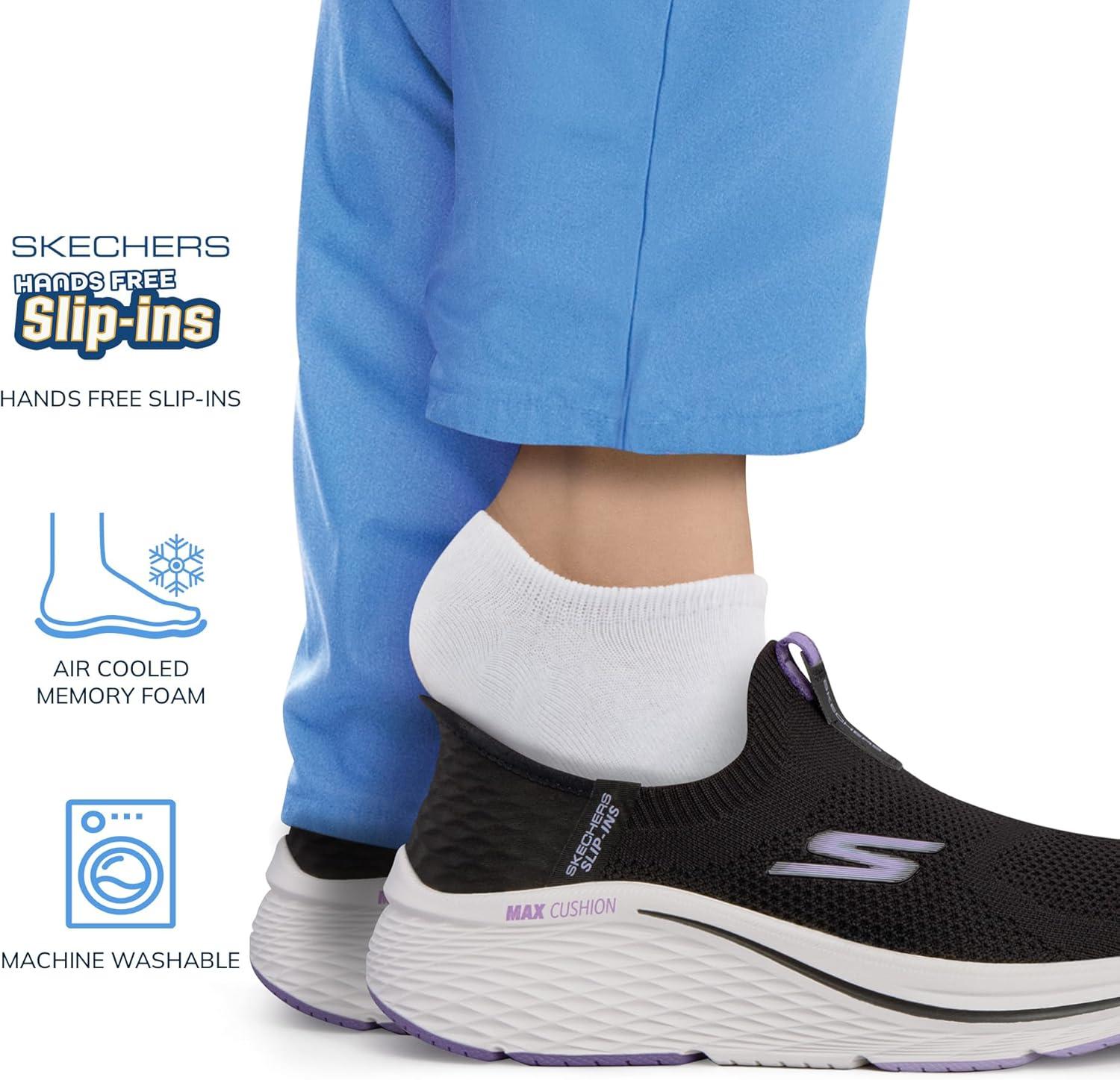 image:imageSkechers Womens Max Cushioning Elite 20 Eternal TrainersBlackPurple