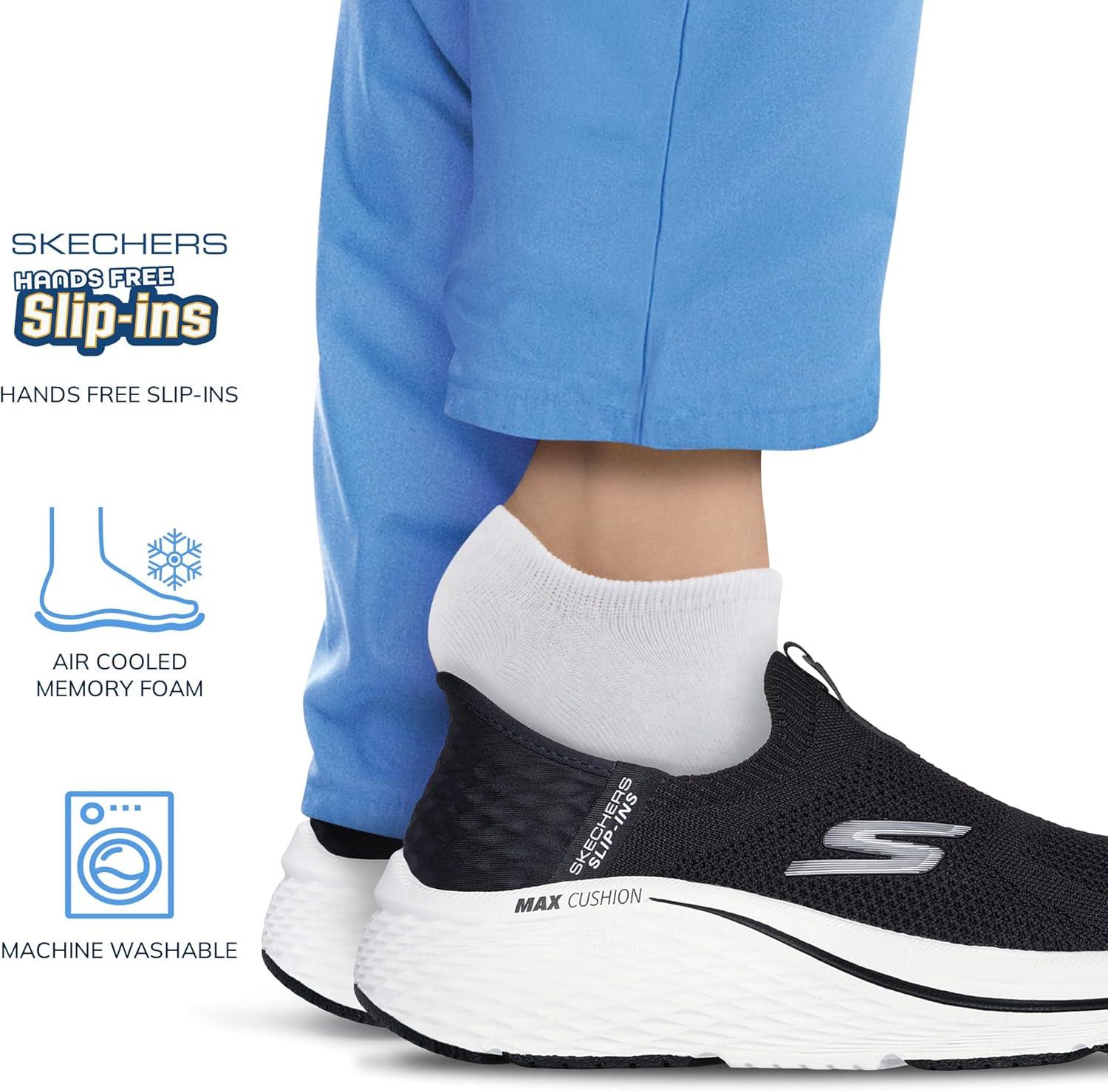 image:imageSkechers Womens Max Cushioning Elite 20 Eternal TrainersBlackWhite