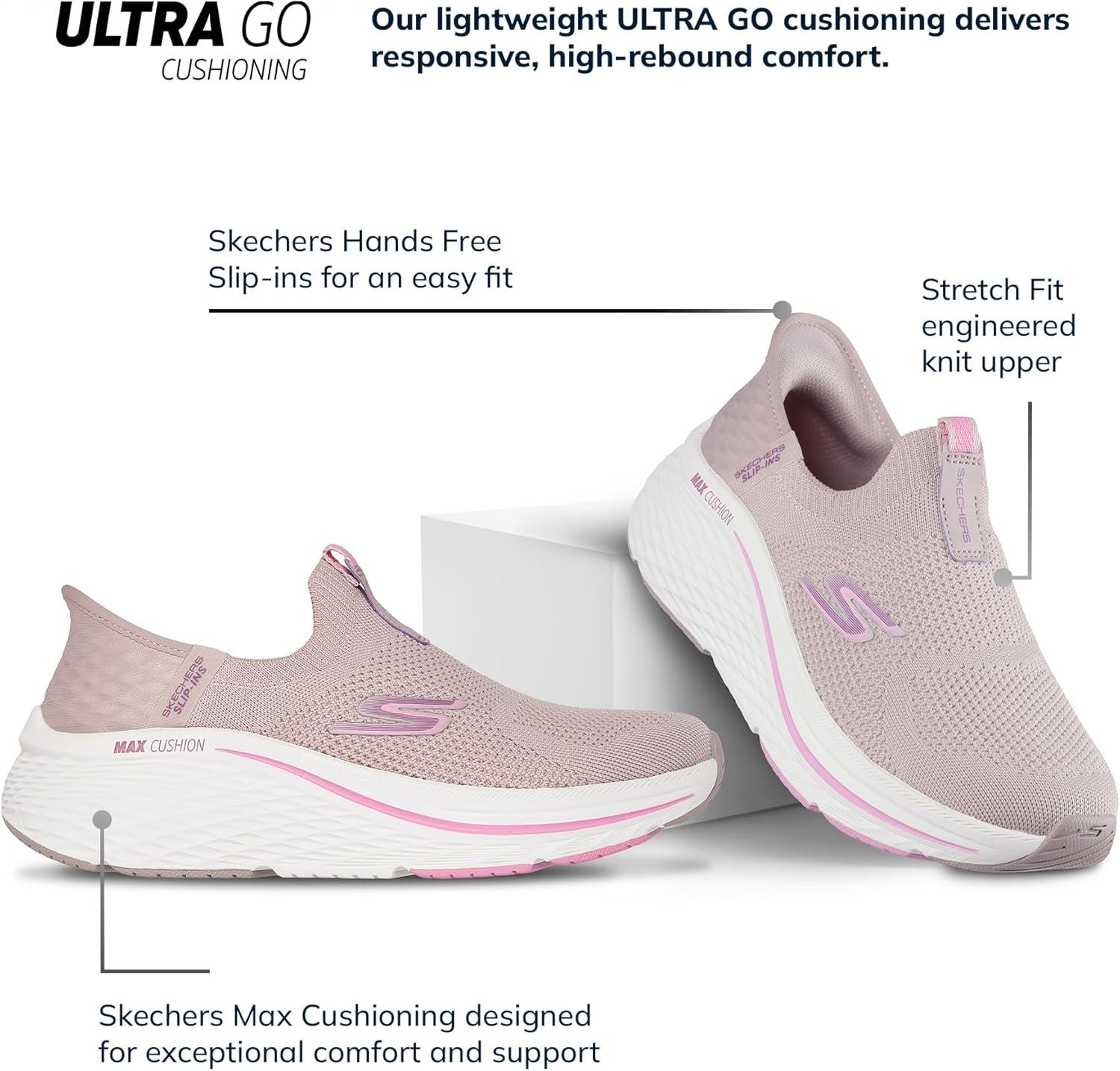 image:imageSkechers Womens Max Cushioning Elite 20 Eternal TrainersMauve