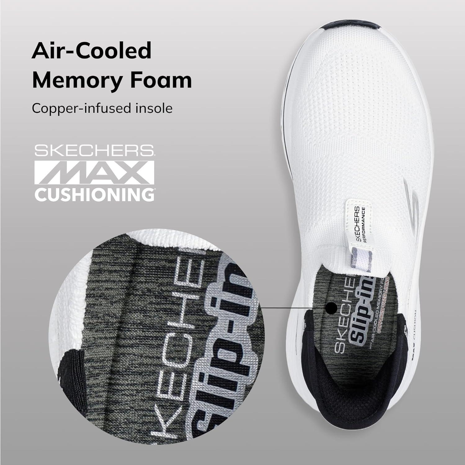 image:imageSkechers Womens Max Cushioning Elite 20 Eternal TrainersWhiteBlack